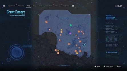 Stellar Blade: Great Desert Walkthrough - Cans, Design Patterns, Beta Cores, Body Cores, Exospines, Passcodes, Camps 50