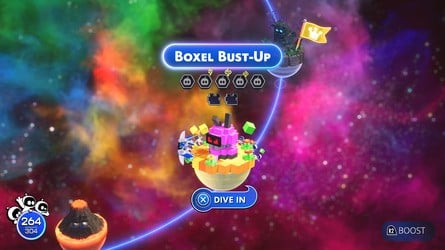 Astro Bot: Boxel Bust-Up Walkthrough - All Collectibles: Bots, Puzzle Pieces 2