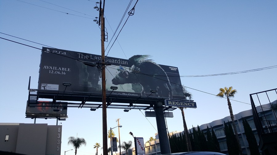 The Last Guardian PS4 PlayStation 4 Billboard