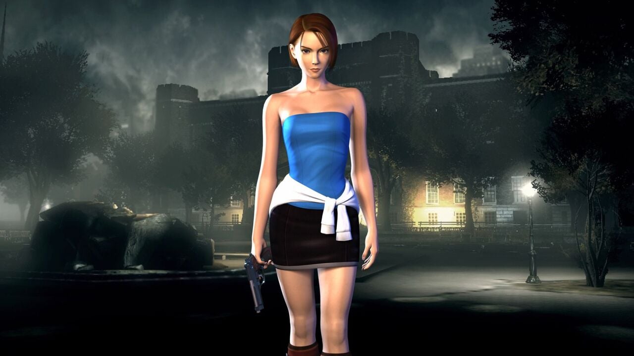 Jill valentine profile resident evil character amazed