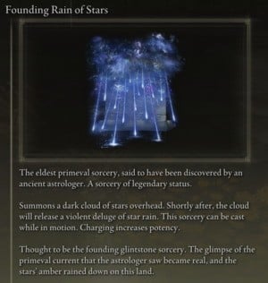 Elden Ring: Offensive Sorceries - Founding Rain of Stars