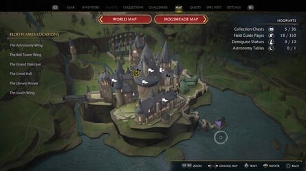 모든 현장 안내 페이지 Locations > Hogwarts Grounds > Incendio 현장 안내 페이지 > Boathouse - 4 of 4