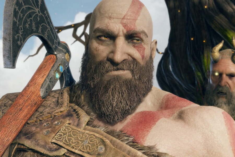 God of War Kratos Smirk
