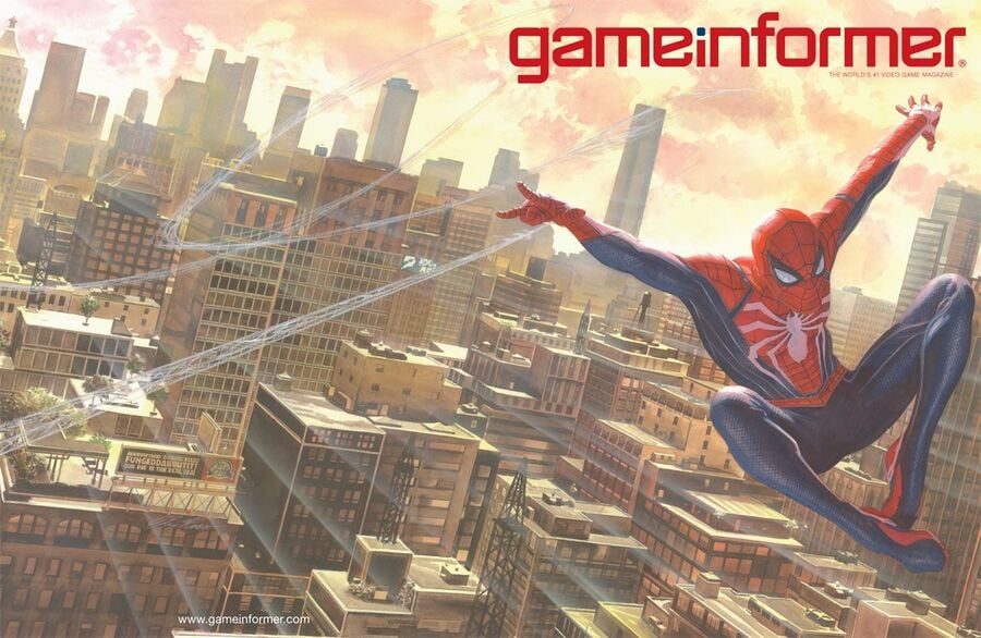 Spider-Man PS4 PlayStation 4 Game Informer Cover