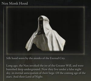 Elden Ring: All Full Armour Sets - Nox Monk Set - Nox Monk Hood