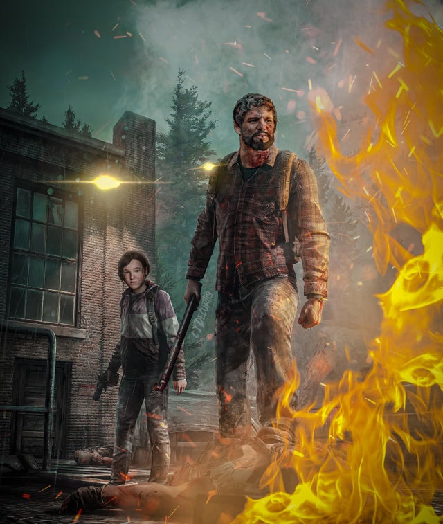 The Last Of Us TV Series Fanart Shows Off Pedro Pascal As Joel - Game  Informer