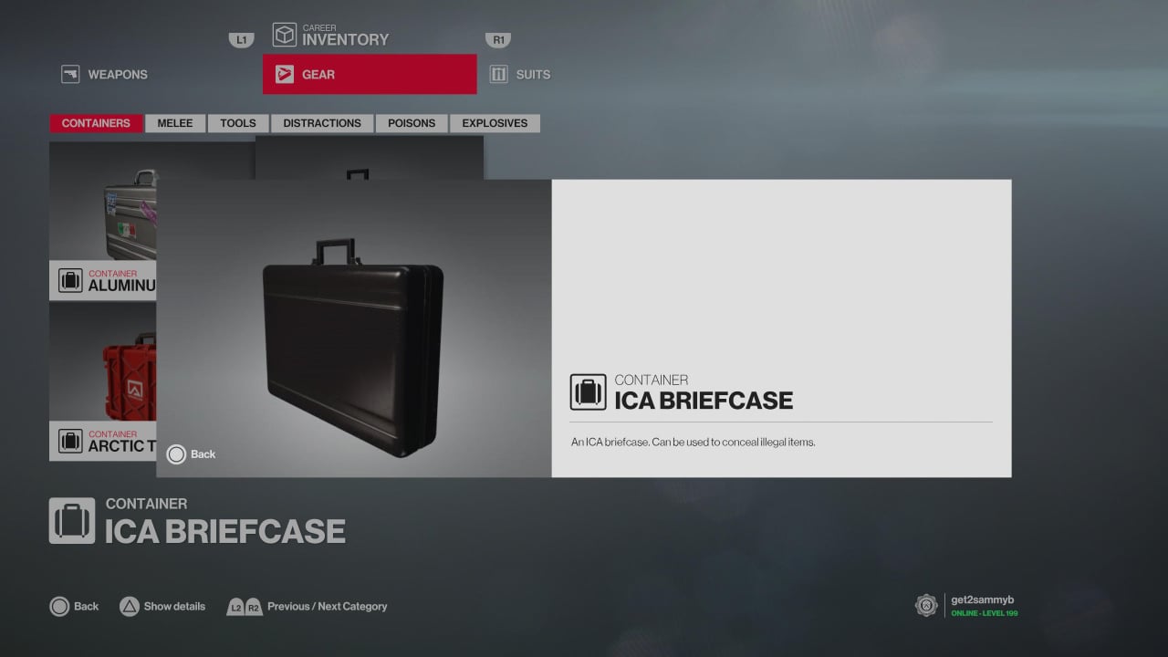 aluminum travel briefcase hitman 3