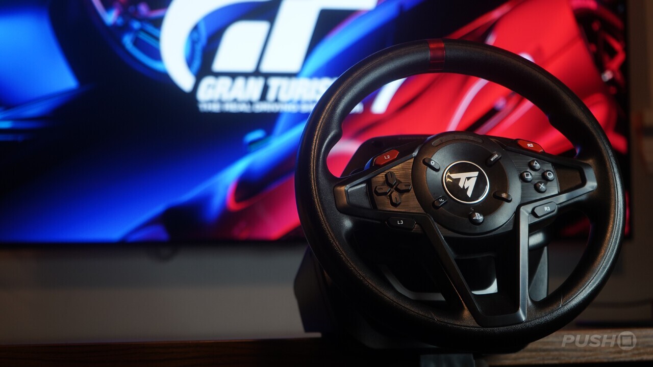 Thrustmaster T128 Force Feedback Racing Wheel with Magnetic Pedals for
