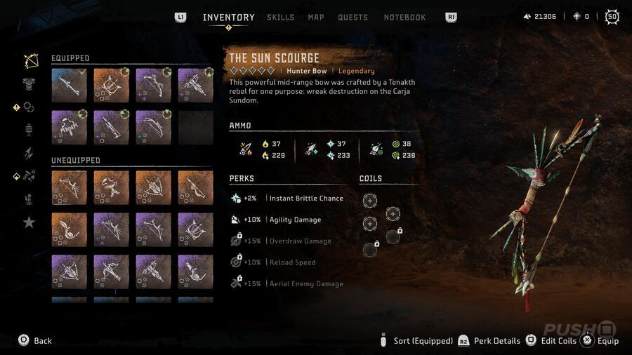 Horizon Forbidden West How to Get All Legendary Weapons Push Square