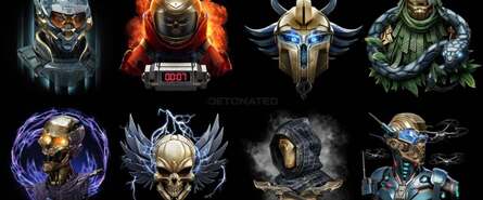 Left: The "Swiped" calling card looks like it has six fingers on the character on the left and uses a Studio Ghibli AI filter. / Right: Prestige Emblems blamed for AI tweaks.