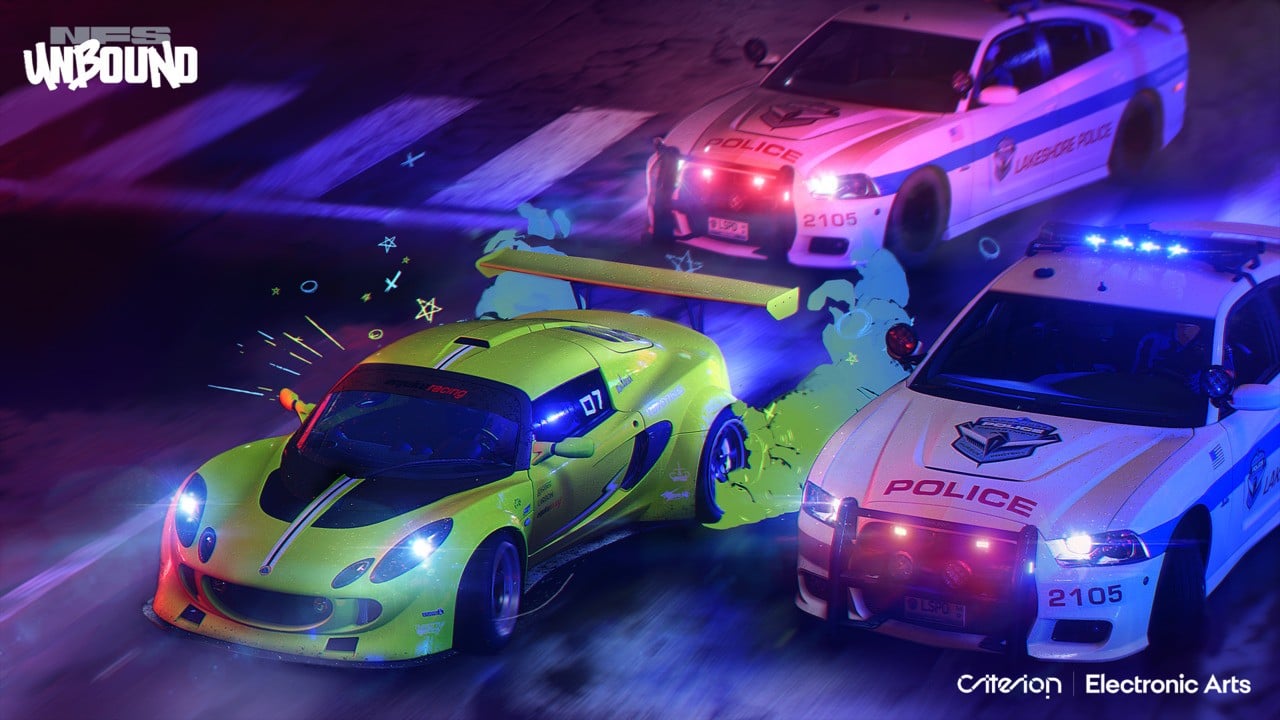 Need for Speed Unbound Online Won't Have Cops at Launch