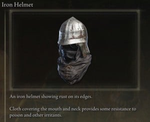 Elden Ring: All Partial Armour Sets - Iron Set - Iron Helmet