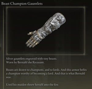 Elden Ring: All Full Armour Sets - Beast Champion Set - Beast Champion Gauntlets