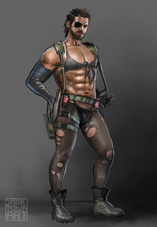 Weirdness: This Is How Big Boss Would Look in Quiet's Clothes | Push Square