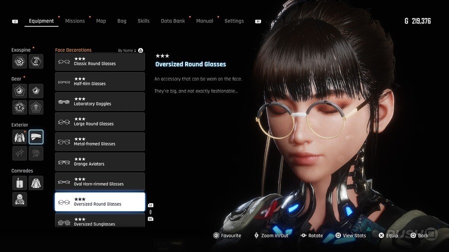 Stellar Blade Oversized Round Glasses Accessory 1