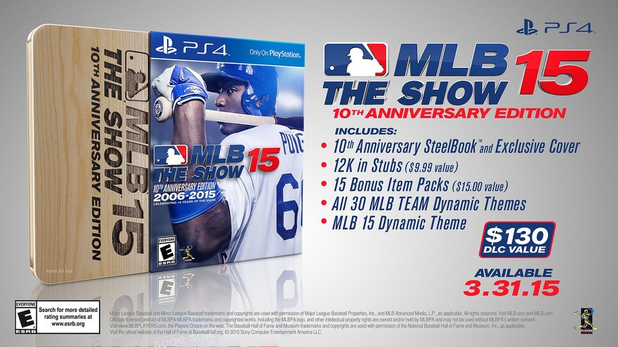 MLB 15: The Show PS4 Anniversary Edition