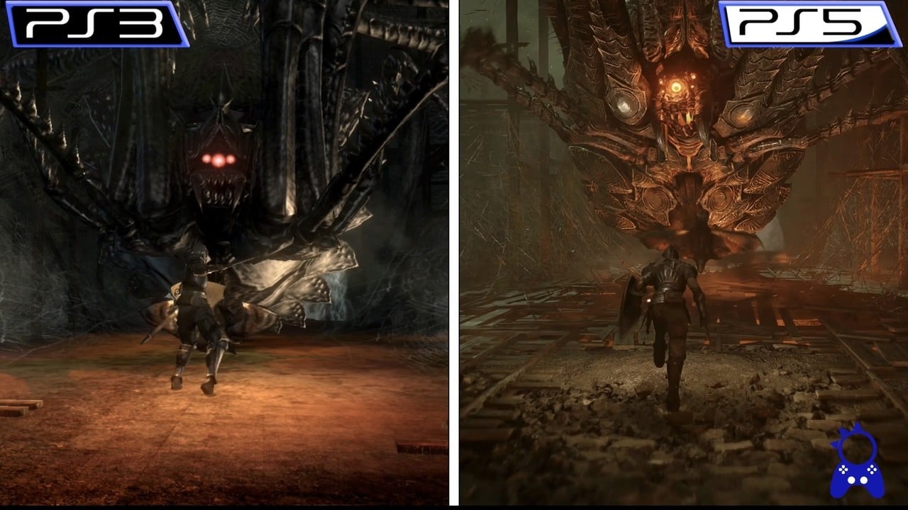 Demon's Souls Remake vs Original Early Graphics Comparison (PS5 vs