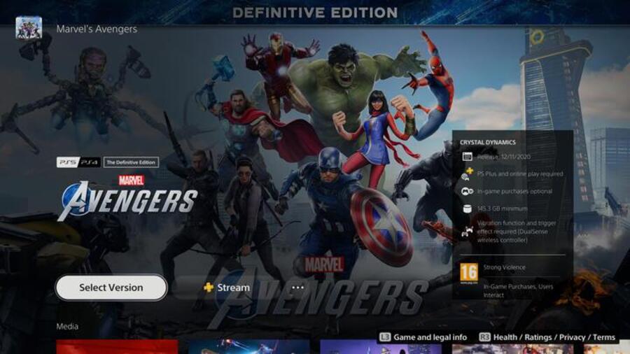 Marvel's Avengers - PS4 & PS5 Games