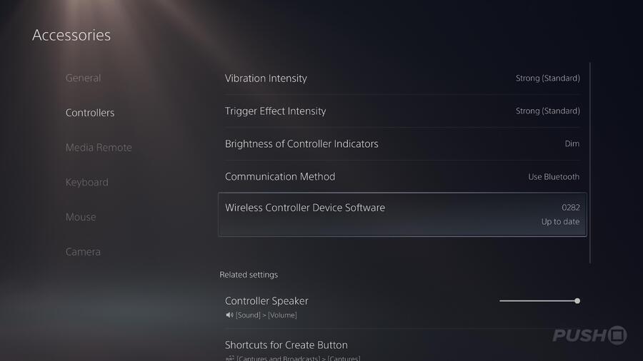 PS5 PlayStation 5 Firmware Update DualSense Software