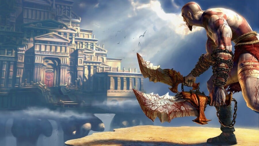 Who was the original Greek God of War that Kratos kills in the first game?