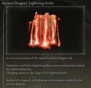 Elden Ring: Offensive Incantations - Ancient Dragons' Lightning Strike