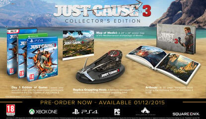 Just Cause 3's Collector's Edition Includes a Grappling Hook