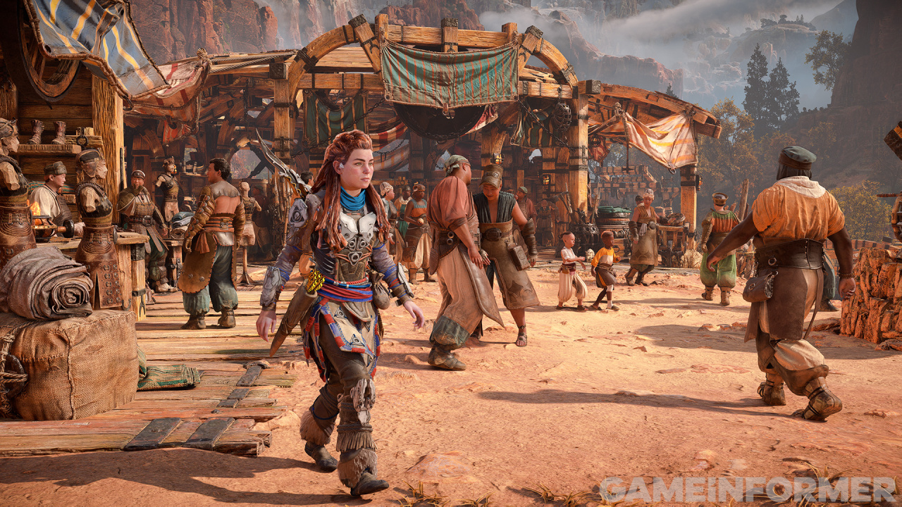 Gamers discussing an 'Aloy Face Rework' mod, presented without