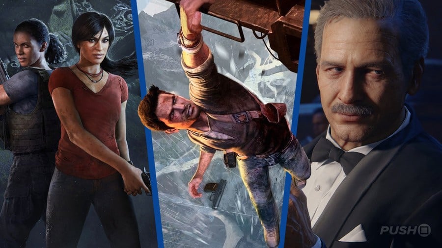 Which of the four main Uncharted games has the highest overall critic score on Metacritic?