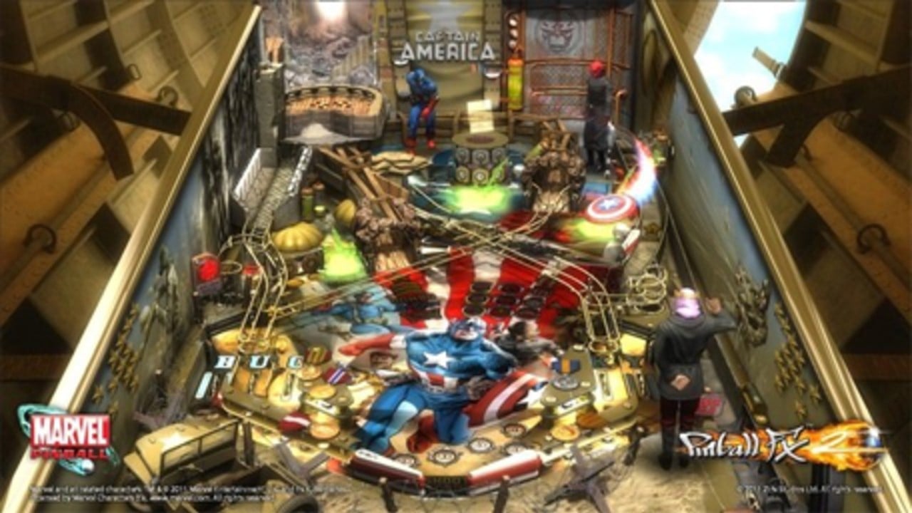 Marvel Pinball Captain America (DLC) on PlayStation 3