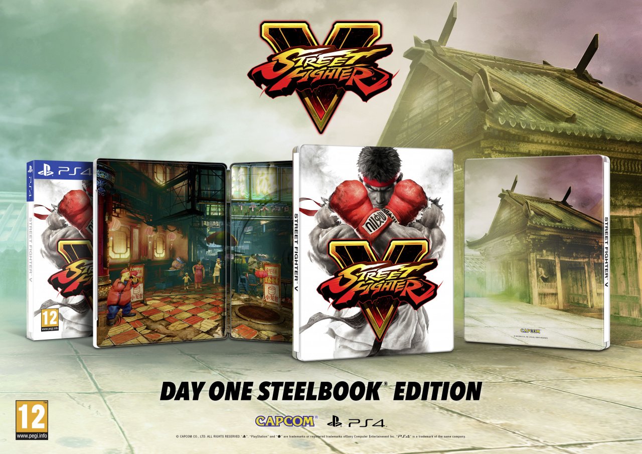 Street Fighter V's PS4 Day One Steelbook Edition Looks Fighting Fit