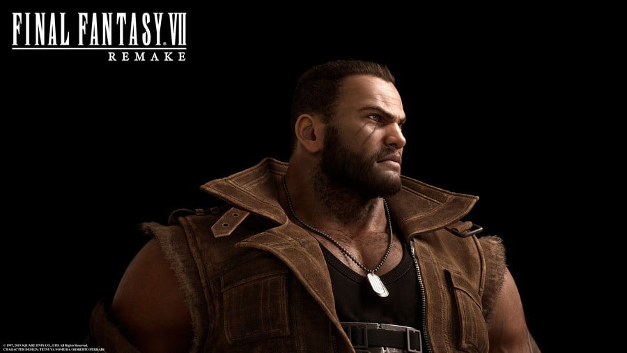 Final Fantasy VII Remake Barret Official Art