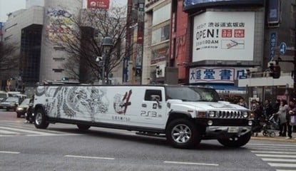 Stretch Hummer Reminds Japanese Gamers: Yakuza 4 Is Out Now