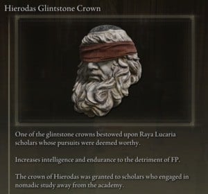 Elden Ring: All Individual Armour Pieces - Hierodas Glintstone Crown