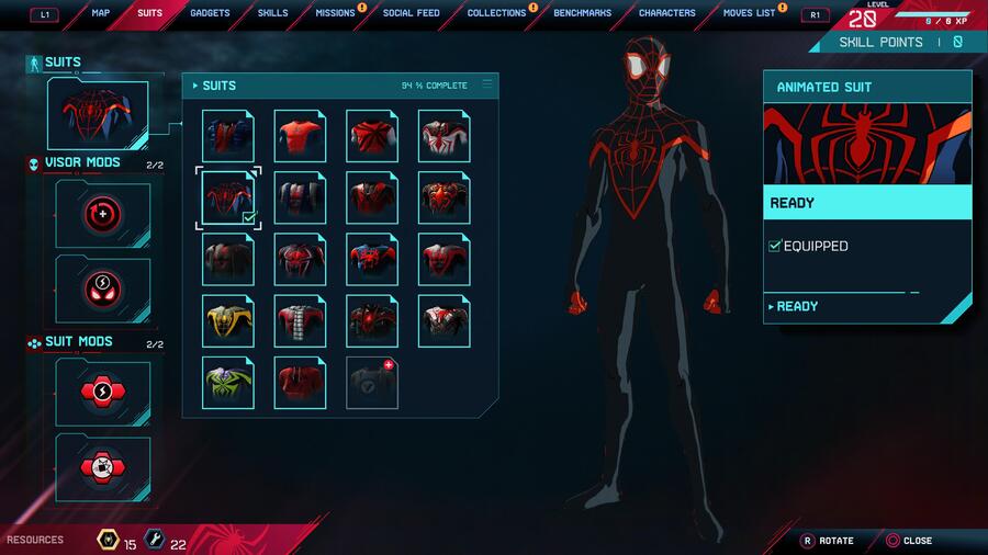 Marvel's Spider-Man: Miles Morales Animated Suit