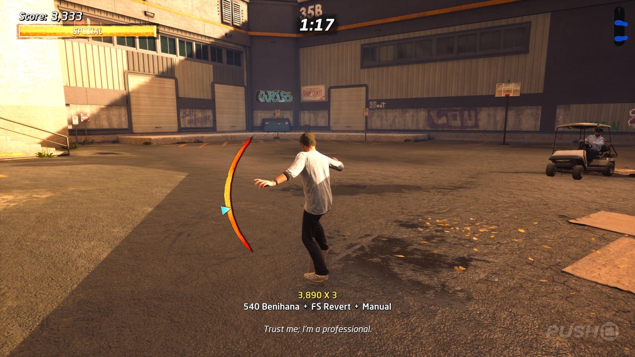 The Xbox version of Pro Skater 3 has different default custom