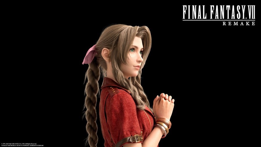 Final Fantasy VII Remake Aerith Aeris Official Art