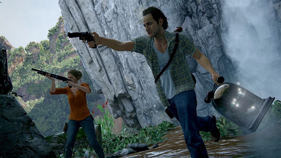 Which Uncharted game first introduced a multiplayer mode?