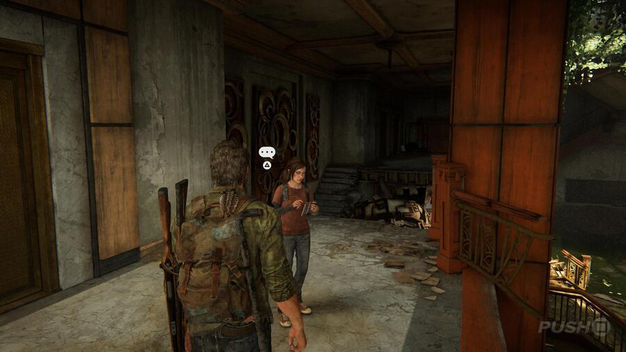 The Last of Us 1: Hotel Lobby Walkthrough - All Collectibles: Artefacts, Firefly Pendants, Comics, Training Manuals, Workbenches, Safes, Optional Conversations