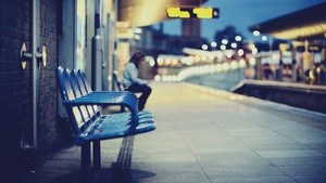 On the bench