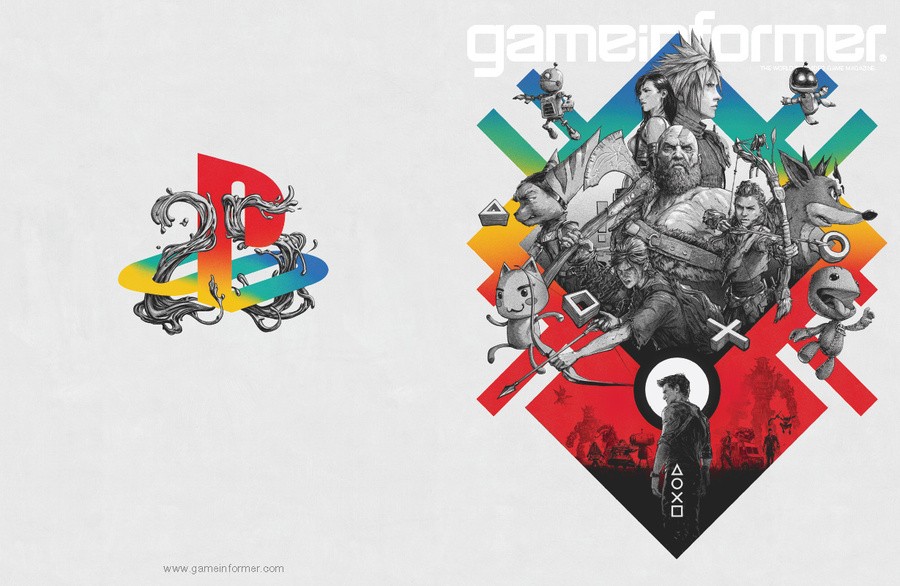 PlayStation Game Informer 25th Anniversary Cover