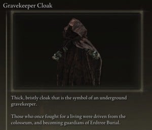 Elden Ring: All Partial Armour Sets - Duelist Set - Gravekeeper Cloak