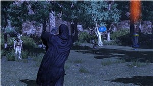 Yup, That's The Grim Reaper Just Chilling Out With A Game Of Disc Golf.