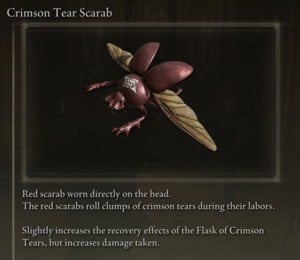 Elden Ring: All Individual Armour Pieces - Crimson Tear Scarab