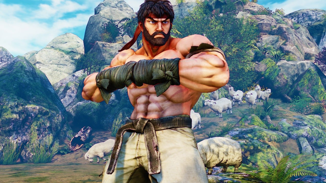 Weirdness: Beardy Ryu Is Now Officially Hot Ryu in Street Fighter V,  According to Capcom