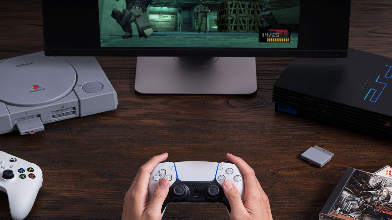 8BitDo’s Newest Gadget Lets You Play PS1, PS2 with Your PS5 DualSense