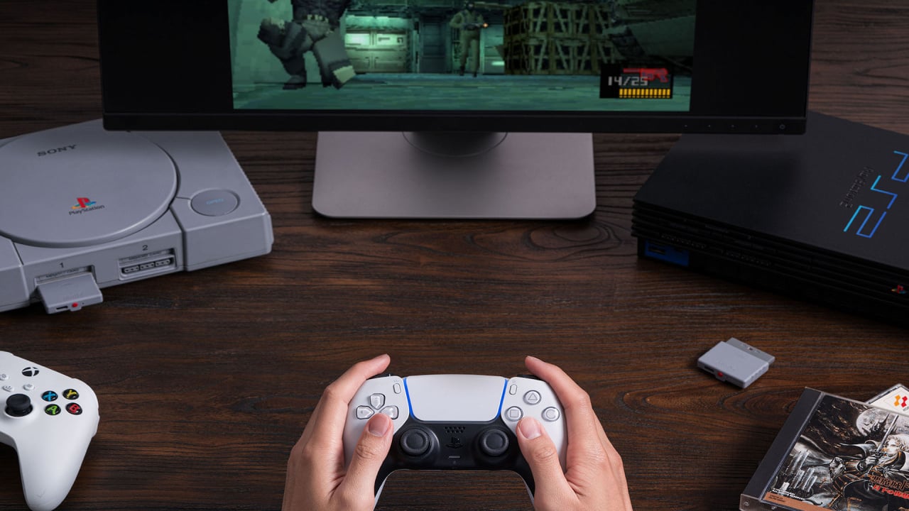 8BitDo's Latest Gadget Lets You Play PS1, PS2 with Your PS5 DualSense