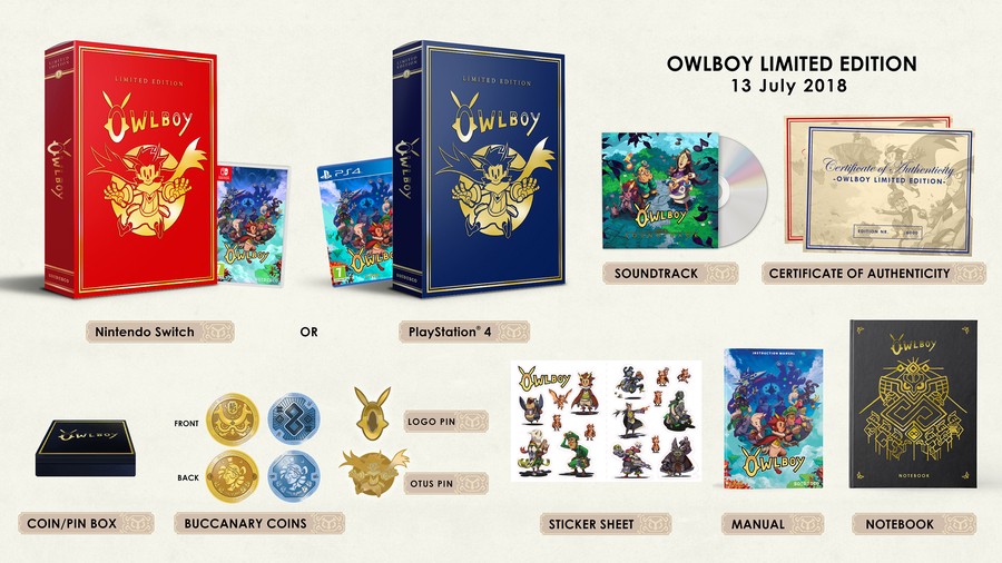 Owlboy PS4 PlayStation 4 Limited Edition