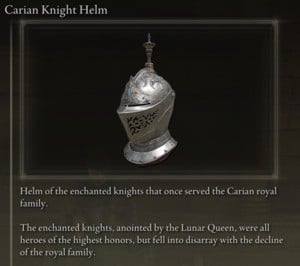 Elden Ring: All Full Armour Sets - Carian Knight Set - Carian Knight Helm