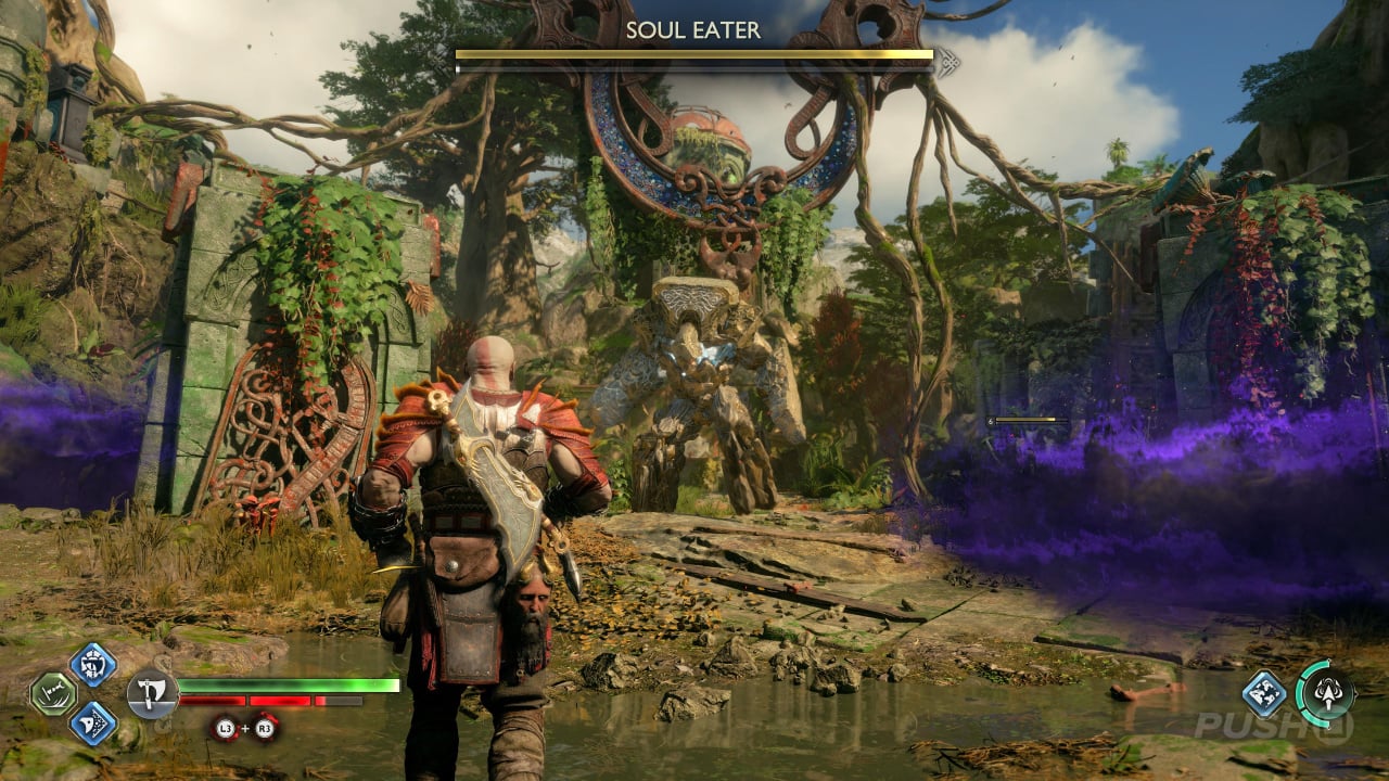 Freya keeps saying “Look over there!” Near the jungle entrance gate. Does  anyone know what she's talking about? : r/GodofWar