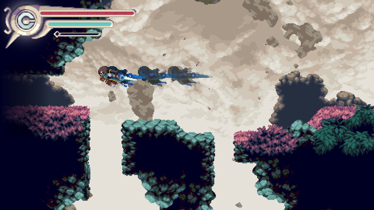 Airborne Metroidvania Vernal Edge surca los cielos en PS5, PS4